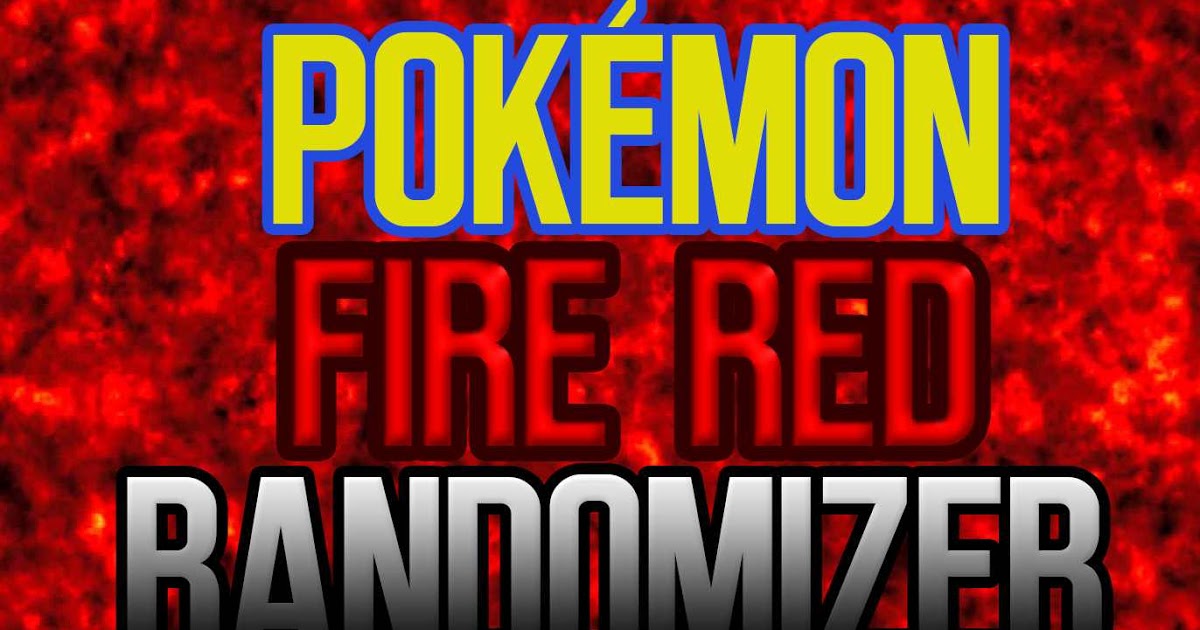 pokemon fire red randomizer rom english